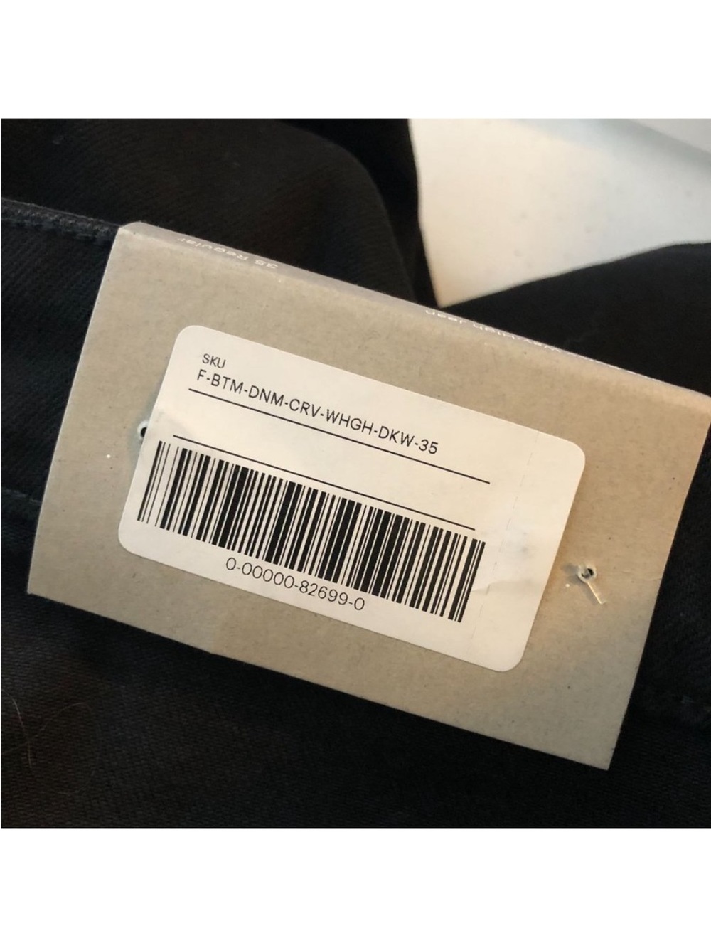 Everlane The Curvy Way-High Jean Black Wash Size 35 - Picture 7 of 10